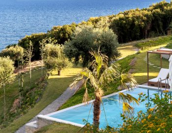 villa ena zavia resort sivota greece private pool