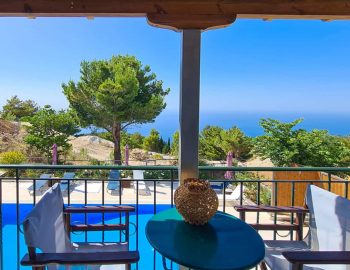 villa endless blue kalamitsi lefkada greece private balcony with sea view 2