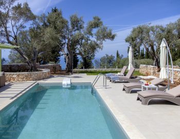 villa erato lefkada greece pool area