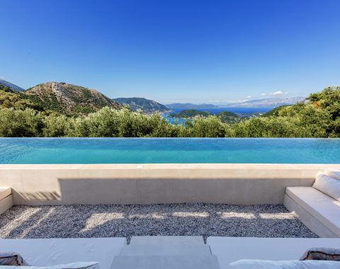 villa galinia fterno lefkada plunge pool seating