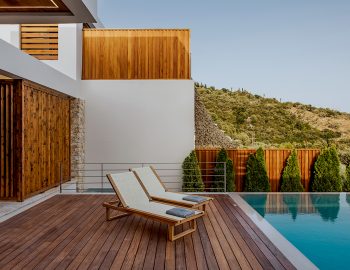 villa gamma sivota lefkada greece private pool with sun loungers