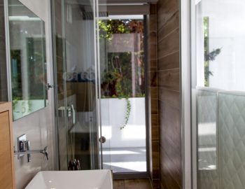 villa glass syvota epirus greece bathroom with shower