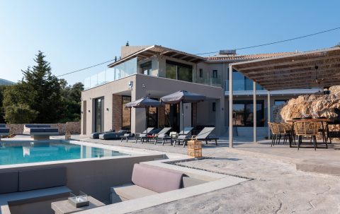 villa irinis poros lefkada outdoor luxury living