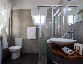 villa katsiki vasiliki cottages lefkada greece cover photo perfect for couple bathroom toilet shower familly size towels soap window spacious