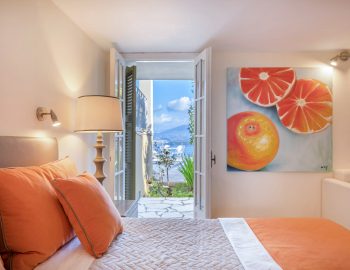 villa leondari kassiopi corfu greece ground floor double bedroom