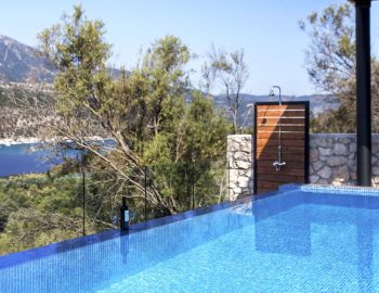 villa luca dessimi lefkada greece private pool with outdoor shower 1