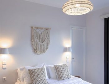 villa luca geni desimi lefkada greece lower level double bedroom with breakfast 1