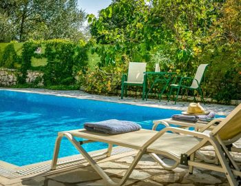 villa maistro sivota villas lefkada greece private pool sunbeds