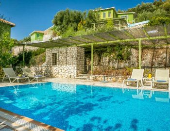 villa maistro sivota villas lefkada greece private pool two bedroom villa