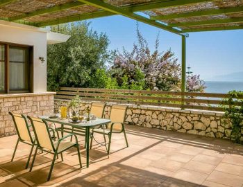 villa maistro sivotavillas sivota lefkada greece outdoor dining area sea views