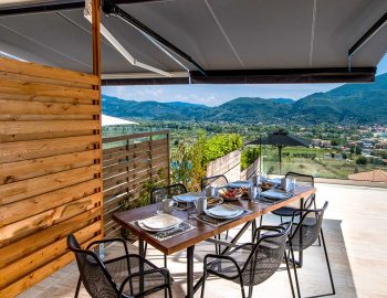 villa maria vasiliki lefkada lefkas accommodation outdoor dining view