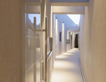 villa michaela cave style sivota thesprotias interior corridor lead to rooms