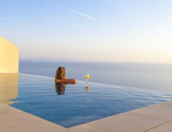 villa michaela cave style sivota thesprotias pool view ocean panoramic privacy