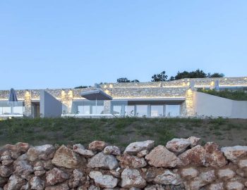 villa michaela cave style sivota thesprotias property building entrance privacy