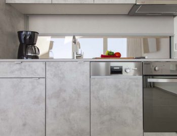villa michaela sivota cave style thesprotias fully equipped kitchen modern coffe maker oven
