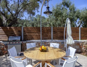 villa myrto lefkada greece outdoor dining