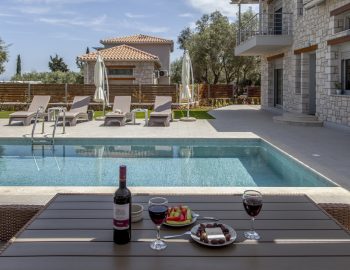 villa myrto lefkada greece outdoor lounge view