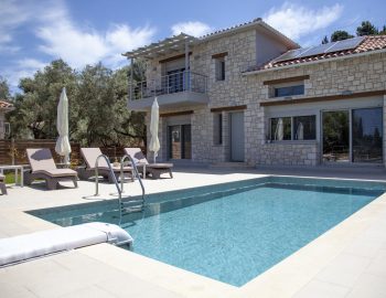 villa myrto lefkada greece private pool area