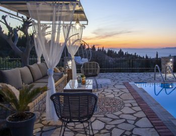 villa nefeli tsoukalades lefkada greece private outdoor lounge area