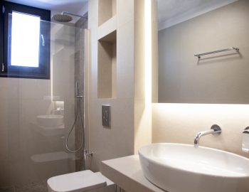 villa olia vasiliki lefkada greece bathroom with shower