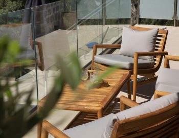villa onar perigiali lefkada greece outside furniture chairs relax