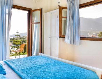 villa ostria sivota lefkada greece luxury bedroom with double bed