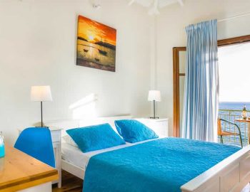 villa ostria sivota villas lefkada greece luxury modern bedroom with double bed