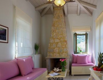 villa paionia lefkada greece living space