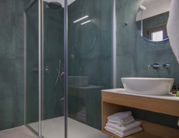 villa perseids preveza monolithi greece bathroom with shower