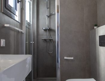 villa petalouda paleros greece bathroom with shower