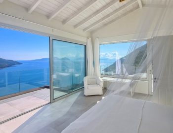 villa ponti vasiliki lefkada greece upper level double bedroom