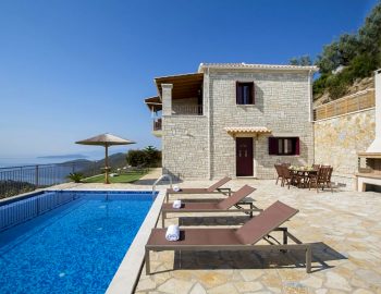 villa rodi mikros gialos lefkada greece private pool area