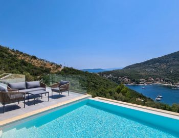 villa roya sivota lefkada greece pool view 1