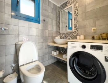 villa saphora ammouso lefkada greece bathroom washer