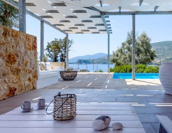 villa saphora ammouso lefkada greece outdoor lounge