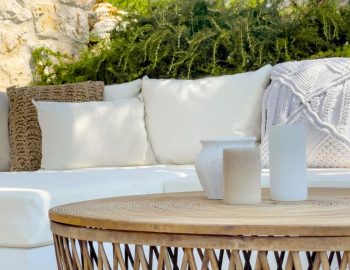 villa saphora ammouso lefkada greece outdoor table sofa