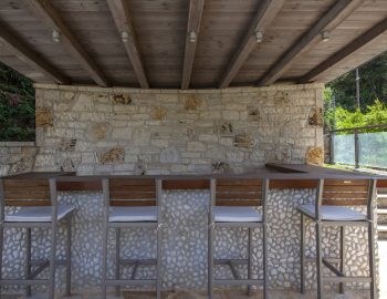 villa sapphire syvota epirus outdoor bar area