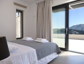 villa sky sivota lefkada greece double bedroom with mountain views