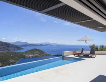 villa sky sivota lefkada greece pool and sea views