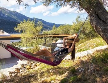 villa theia desimi lefkada greece hammock 1