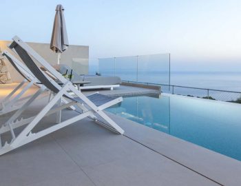 villa valentina sivota cave style thesprotias pool swimming view infinity ocean deck chairs