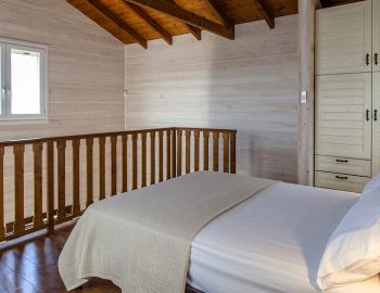 villa vissala arenaria accommodation lefkada lefkas upstairs double bedroom luxury