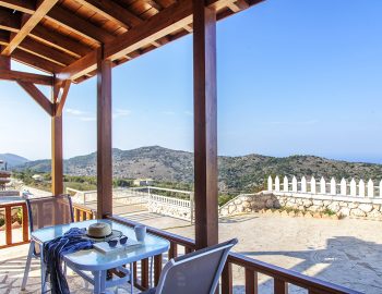 villa vissala minuartia accommodation lefkada lefkas xortata private balcony with mountain view