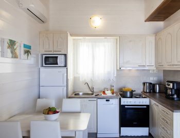 villa vissala paeonia accommodation lefkada lefkas dining kitchen area