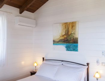 villa vissala paeonia accommodation lefkada lefkas double bedroom