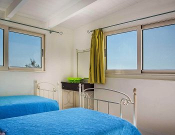 villa votsalo sivota lefkada lefkas island greece bedroom with two single beds
