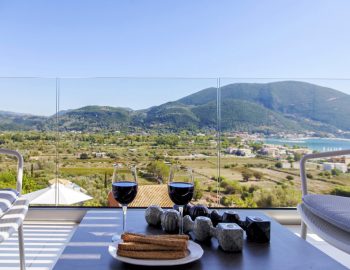 villa w offwhite vasiliki lefkada greece balcony sea view of ionian sea 1