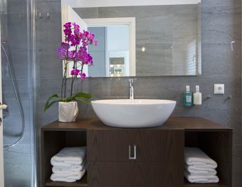 villa w offwhite vasiliki lefkada greece bathroom sink towels
