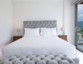 villa w offwhite vasiliki lefkada greece bedroom room double bed master