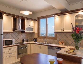 villa yellow stone kassipi cofu greece fully equipped kitchen